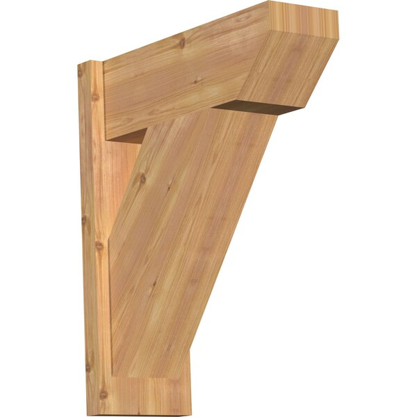 Ekena Millwork Traditional Slat Smooth Outlooker, Western Red Cedar, 7 1/2"W x 20"D x 24"H OUT08X20X24TRA06SWR - main